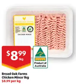 ALDI Broad Oak Farms Chicken Mince offer