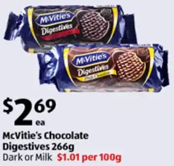 ALDI McVitie's Chocolate Digestives offer