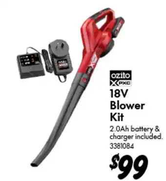 Bunnings 18V Blower Kit offer