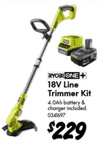 Bunnings 18V Line Trimmer Kit offer