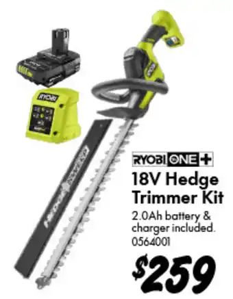 Bunnings 18V Hedge Trimmer Kit offer