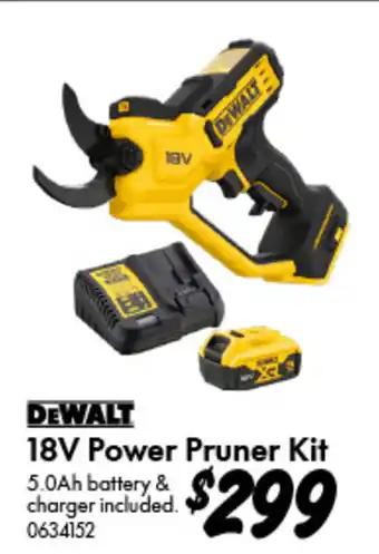 Bunnings 18V Power Pruner Kit offer