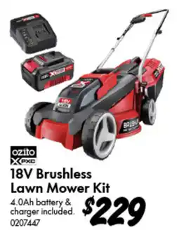 Bunnings 18V Brushless Lawn Mower Kit offer