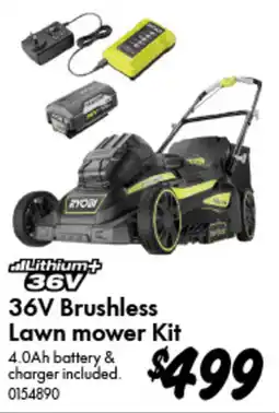 Bunnings 36V Brushless Lawn mower Kit offer