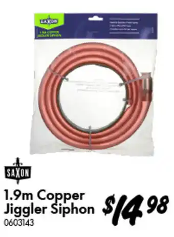 Bunnings 1.9m Copper Jiggler Siphon offer