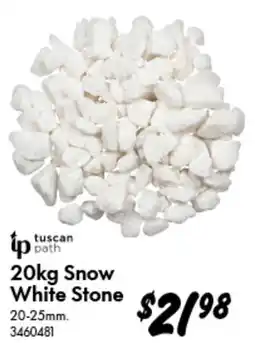 Bunnings Snow White Stone 20-25mm. 3460481 offer