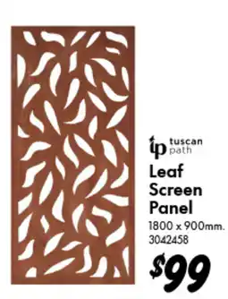 Bunnings Leaf Screen Panel offer