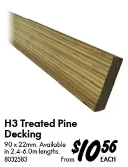 Bunnings H3 Treated Pine Decking offer