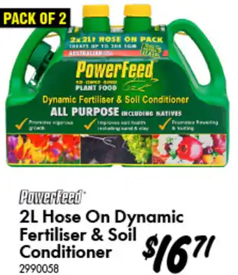 Bunnings Hose On Dynamic Fertiliser & Soil Conditioner offer