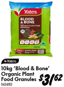 Bunnings Blood & Bone Organic Plant Food Granules offer