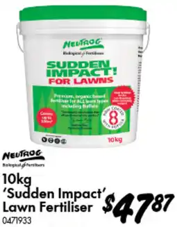 Bunnings Sudden Impact Lawn Fertiliser offer