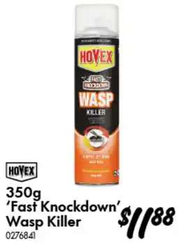 Bunnings Fast Knockdown' Wasp Killer offer