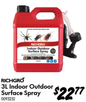 Bunnings Indoor Outdoor Surface Spray offer