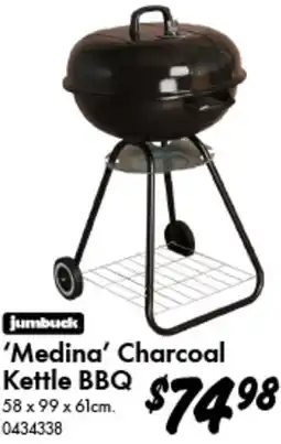 Bunnings Medina Charcoal Kettle BBQ offer