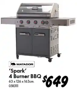 Bunnings Spark 4 Burner BBQ offer