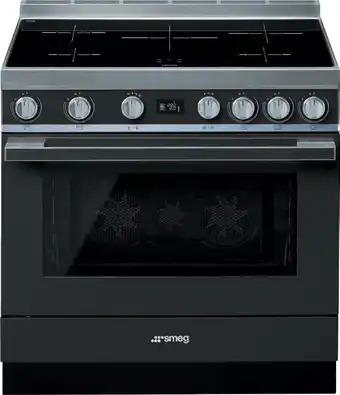 Designer Appliances Smeg 90cm 'Portofino' Induction Pyrolytic Freestanding Cooker offer