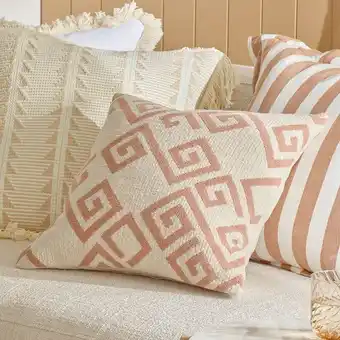 Pillow Talk Mira Jacquard Cushion by Habitat offer