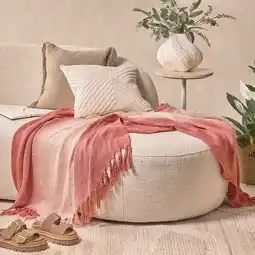 Pillow Talk Liora Ombre Throw by Habitat offer