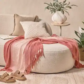 Pillow Talk Liora Ombre Throw by Habitat offer