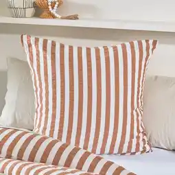 Pillow Talk Jordan Stripe European Pillowcase by Habitat offer