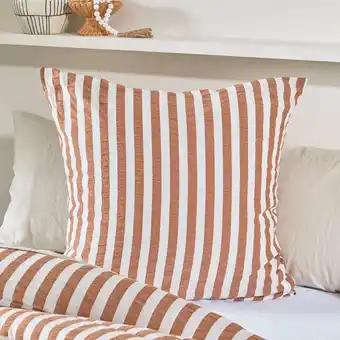 Pillow Talk Jordan Stripe European Pillowcase by Habitat offer