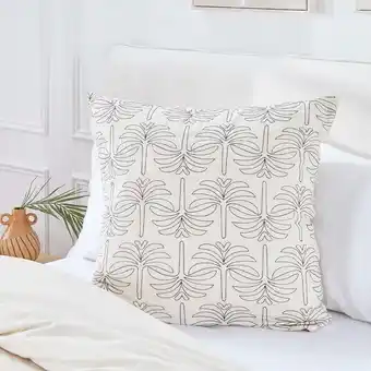 Pillow Talk Palm Haven European Pillowcase by Habitat offer