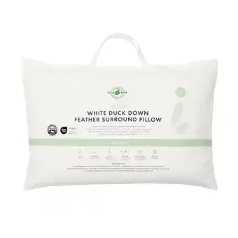 Pillow Talk 30/70 Duck Down Feather Surround Medium Pillow by Greenfirst offer