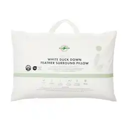 Pillow Talk 30/70 Duck Down Feather Surround Firm Pillow by Greenfirst offer