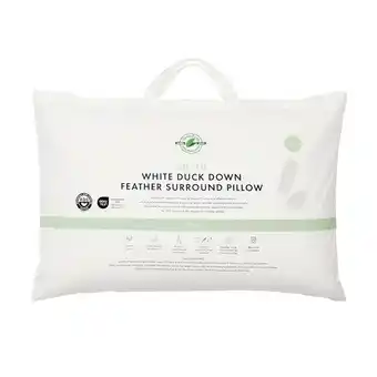 Pillow Talk 30/70 Duck Down Feather Surround Firm Pillow by Greenfirst offer