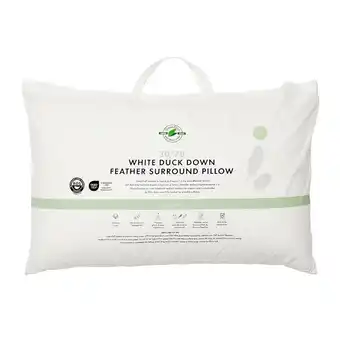 Pillow Talk 30/70 Duck Down Feather Surround Queen Pillow by Greenfirst offer