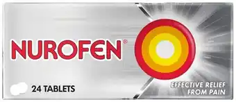 IGA Nurofen Ibuprofen 200mg Tablets 24 Pack offer