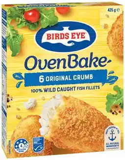 IGA Birds Eye Oven Bake Fish Fillets 425g Selected Varieties offer