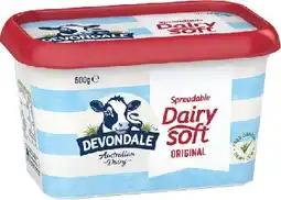 IGA Devondale Spreadable Butter 500g Selected Varieties offer