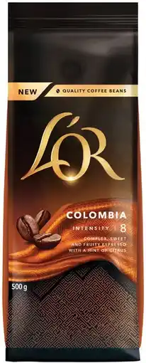 IGA L’OR Quality Coffee Beans 500g Selected Varieties offer