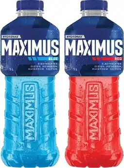 IGA Maximus Sports Drink 1 Litre Selected Varieties offer