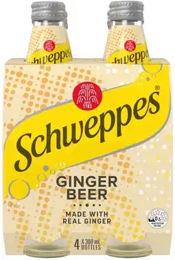 IGA Schweppes Ginger Beer 4x300mL offer