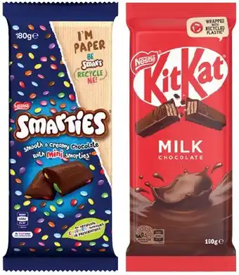 IGA Nestlé Chocolate Block 118‑180g Selected Varieties offer