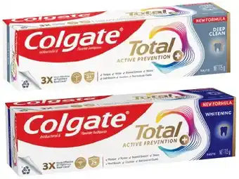 IGA Colgate Total Premium Toothpaste 115g Selected Varieties offer