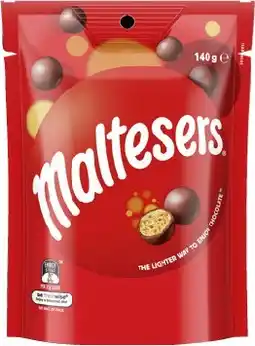 IGA Maltesers 120‑140g, M&M’s 130‑180g or Pods 160g Share Pack Selected Varieties offer