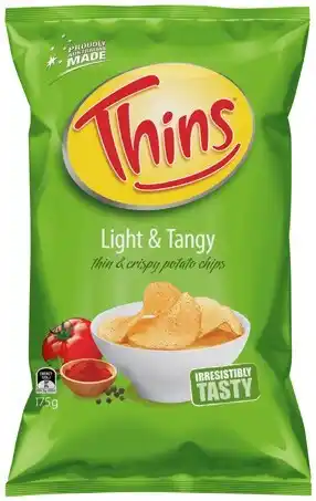 IGA Thins Chips 150-175g Selected Varieties offer