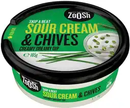 IGA ZoOSh Dip 185g Selected Varieties offer