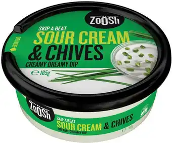 IGA ZoOSh Dip 185g Selected Varieties offer