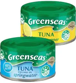 IGA Greenseas Tuna 95g Selected Varieties offer