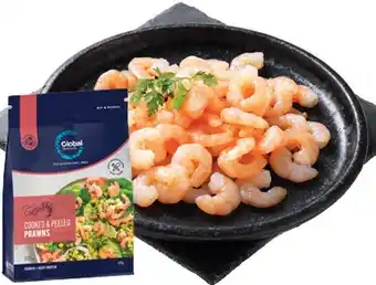 IGA Global Seafoods Cooked & Peeled Prawns 300g offer