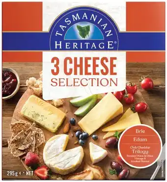 IGA Tasmanian Heritage 3 Cheese Selection 295g offer