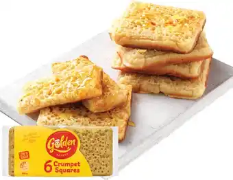 IGA Golden Crumpet Squares 6 Pack offer