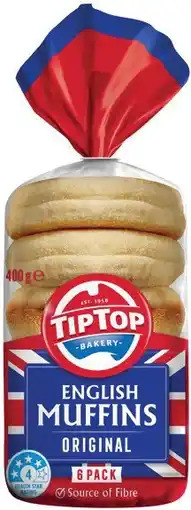 IGA Tip Top Muffins 6 Pack Selected Varieties offer