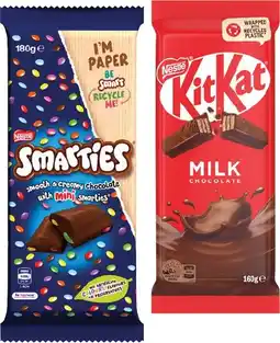 IGA Nestlé Chocolate Block 118‑180g Selected Varieties offer