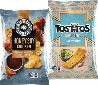 IGA Red Rock Deli Chips 150-165g or Tostitos 165-175g Selected Varieties offer