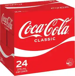 IGA Coca‑Cola 24x375mL Selected Varieties offer